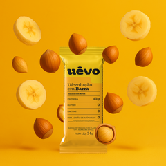 Uêvolução em Barra - Proteína Uêvo - Banana com Avelã - 10un