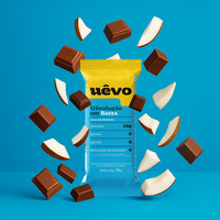 Uêvolução em Barra - Coco com Chocolate 54g - 10un