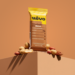 Uêvolução em Barra - Amendoim com Chocolate 54g - 10un