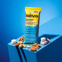 Uêvolução em Barra - Coco com Nuts - Cobertura de Chocolate Branco 29g