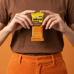 Uêvolução em Barra - Raspas de Laranja com Maçã - Cobertura de Chocolate 29g - 10un