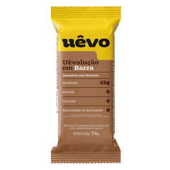 Uêvolução em Barra - Amendoim com Chocolate 54g - 10un