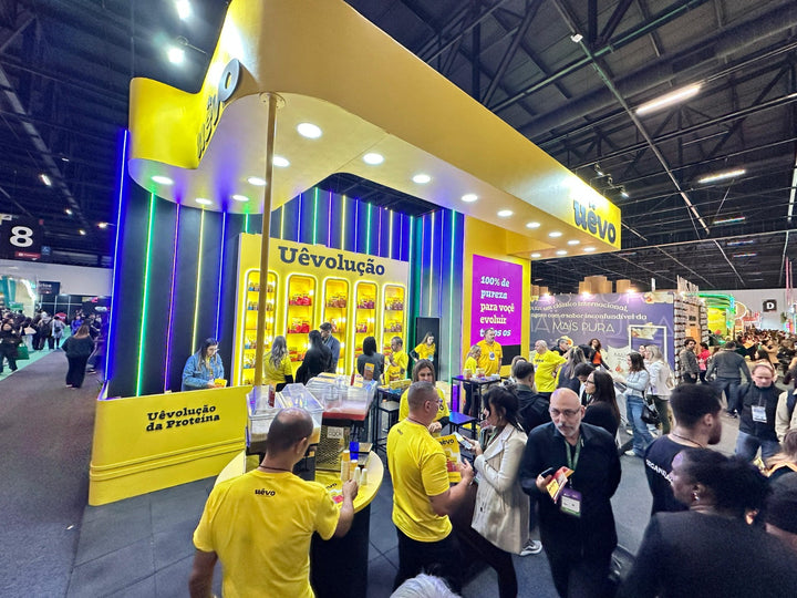 Uêvo marca presença nas feiras NaturalTech e Exposuper com lançamentos e novidades!