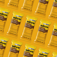 Uêvolução em Barra - Banana com Avelã - Cobertura de Chocolate 29g - 10un