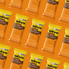 Uêvolução em Barra - Raspas de Laranja com Maçã - Cobertura de Chocolate 29g - 10un