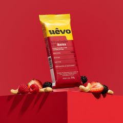 Uêvolução em Barra - Frutas Vermelhas com Castanhas de Caju 54g - 10un