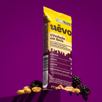 Uêvolução em Barra - Amendoim com Amora - Cobertura de Chocolate Branco 29g