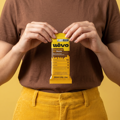 Uêvolução em Barra - Banana com Avelã - Cobertura de Chocolate 29g - 10un