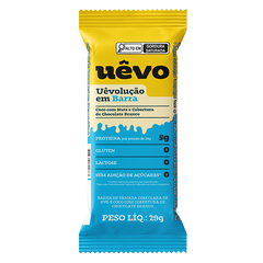 Uêvolução em Barra - Coco com Nuts - Cobertura de Chocolate Branco 29g