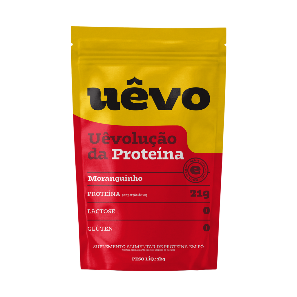 Proteína Uêvo 1Kg - Morango