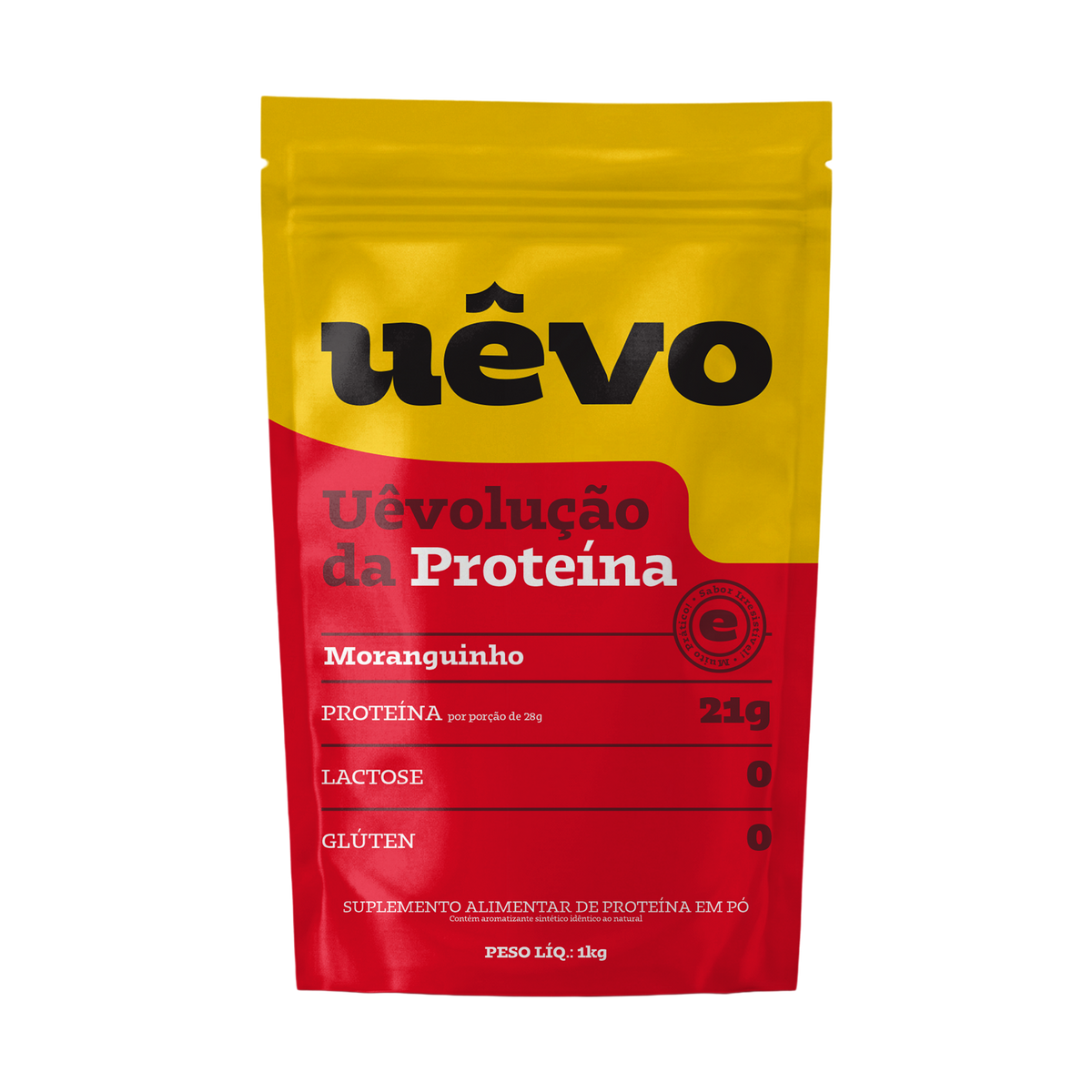 Proteína Uêvo 1Kg - Morango