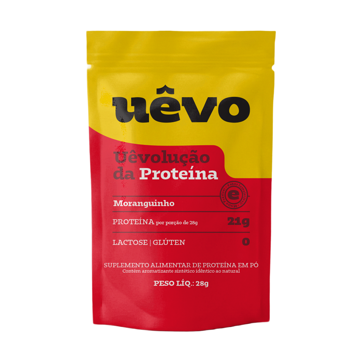 Proteína Uêvo 28g - Morango