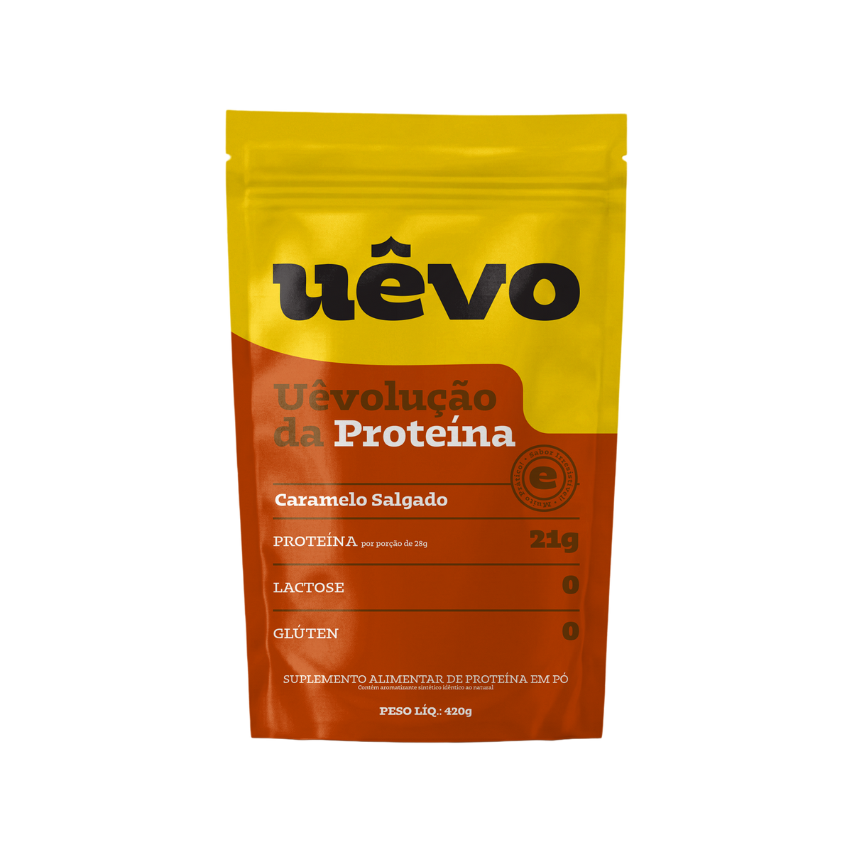 Proteína Uêvo 420g - Caramelo Salgado