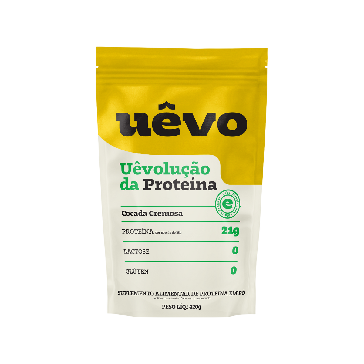 Proteína Uêvo 420g - Cocada Cremosa
